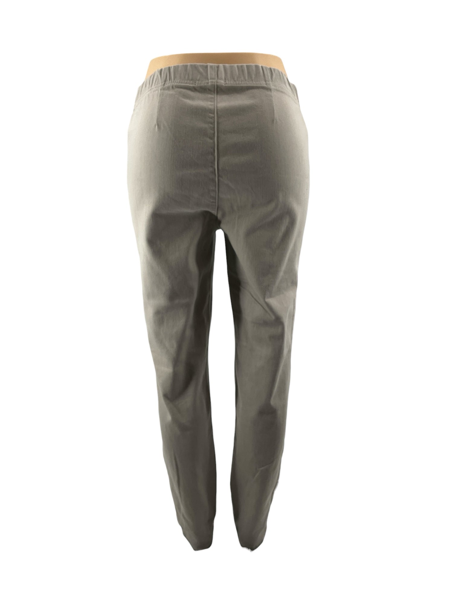 Eileen Fisher Gray Organic Cotton Stretch Jersey Pull-On Pants Size Small