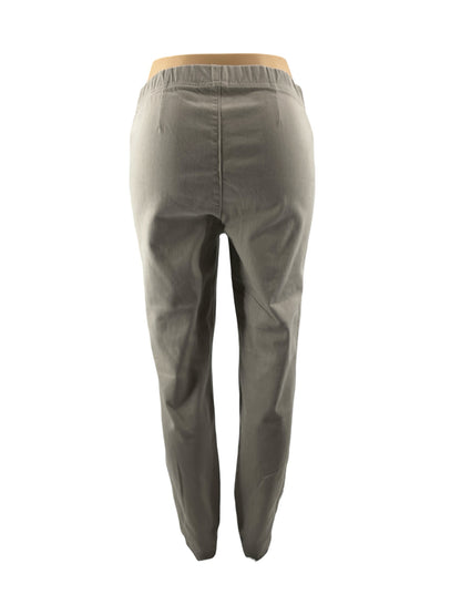 Eileen Fisher Gray Organic Cotton Stretch Jersey Pull-On Pants Size Small