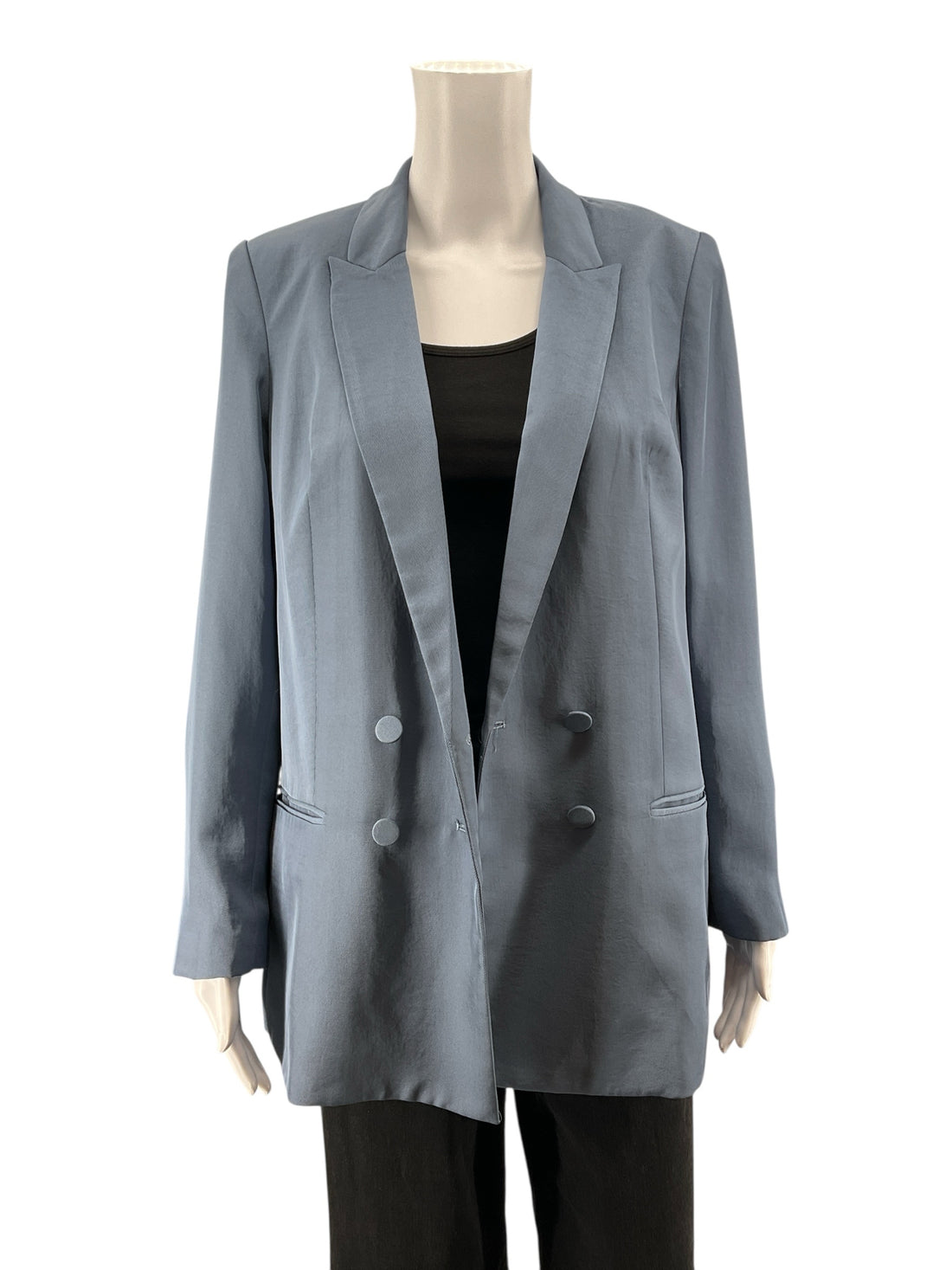Express Blue Solid Blazer – Women’s Size Medium – New With Tags – ONLINE ONLY
