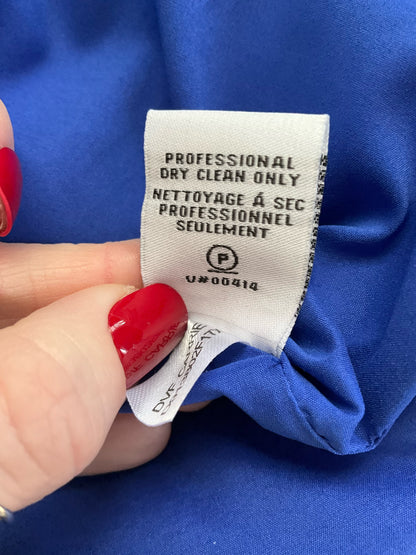 Diane von Furstenberg Blue &amp; White Octagon Print Dress – Women’s Size 8 - ONLINE ONLY