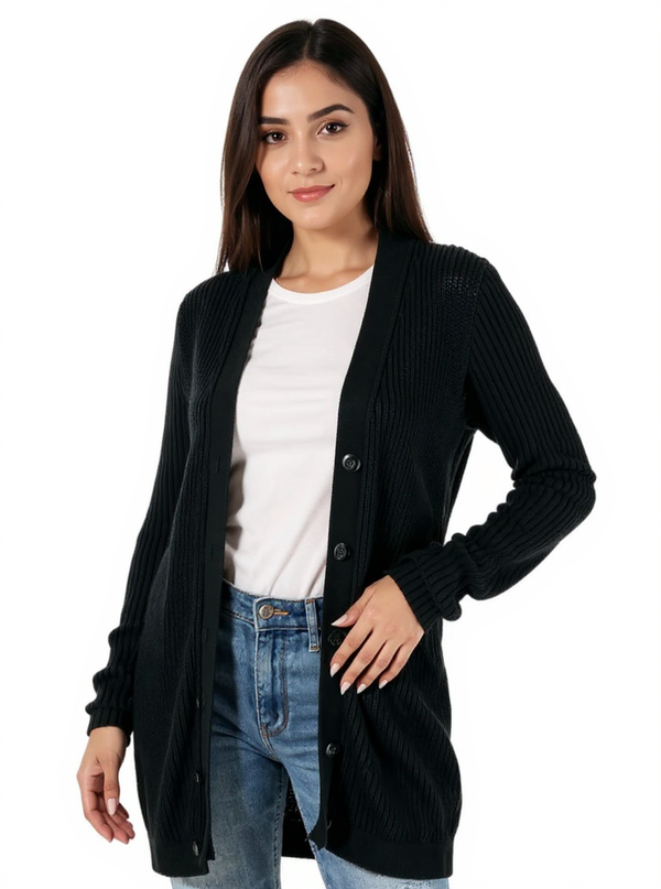 cabi Black Solid Pre-Owned Ladies Shrug - Size Small