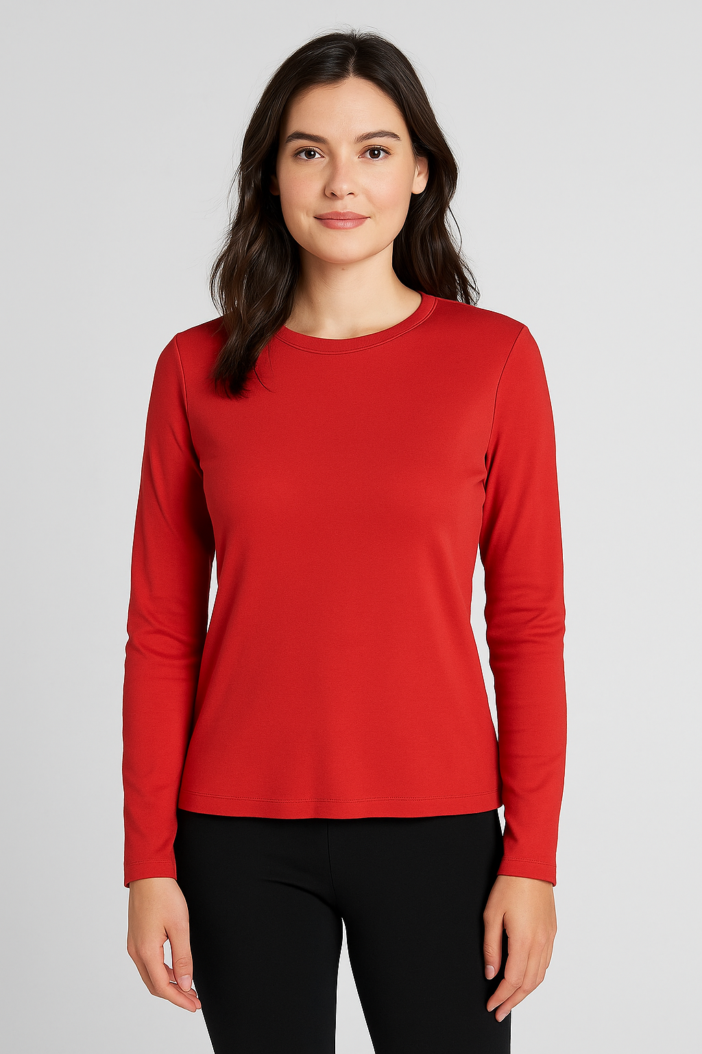 Eddie Bauer Salmon Solid Top - Size Small - Margaret’s Fine Consignment