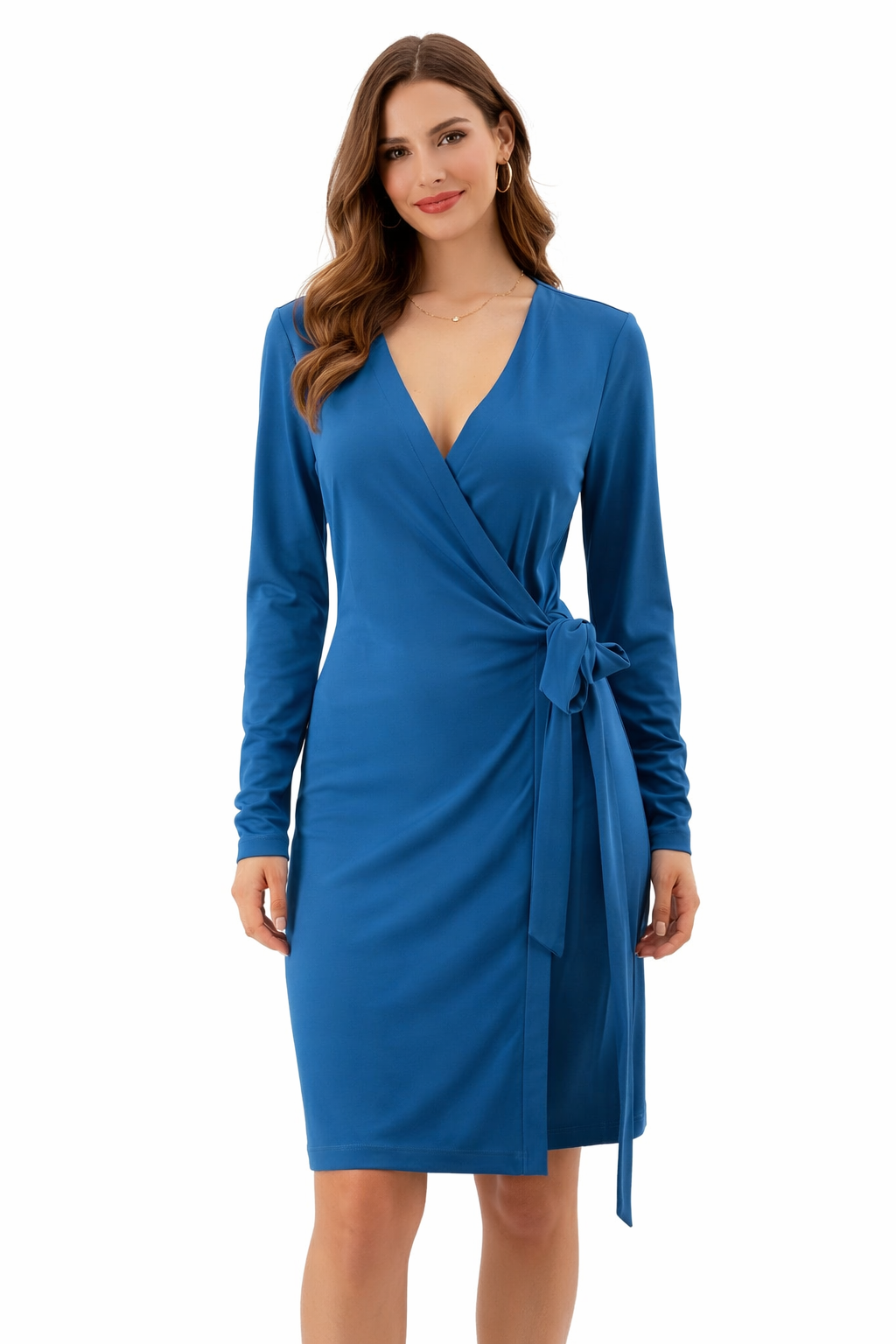 Ann Taylor Turquoise Solid Pre-Owned Ladies Dress - Size 8 Petite - Margaret’s Fine Consignment