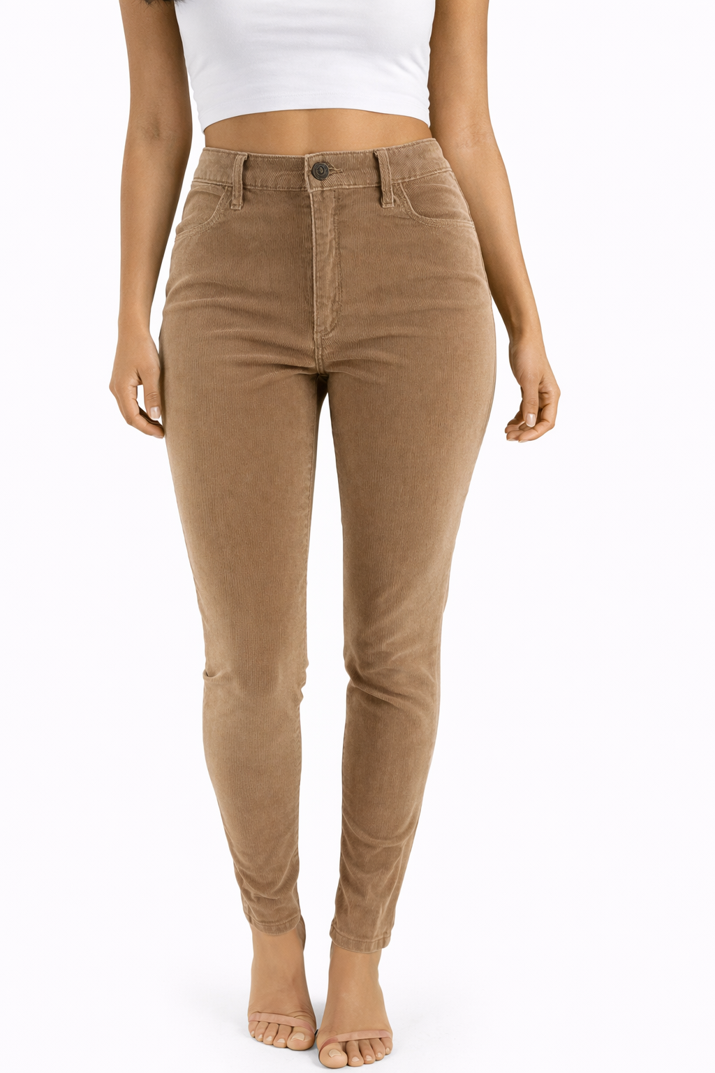 Talbots Tan Corduroy Pre-Owned Ladies Pants - Size 6