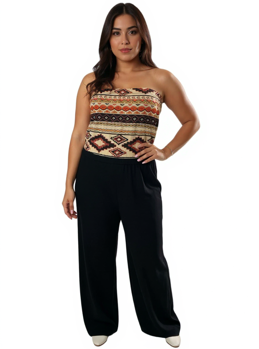 Liberty Love Black/Tan/Orange Aztec Pre-Owned Ladies - Size XL - Margaret’s Fine Consignment