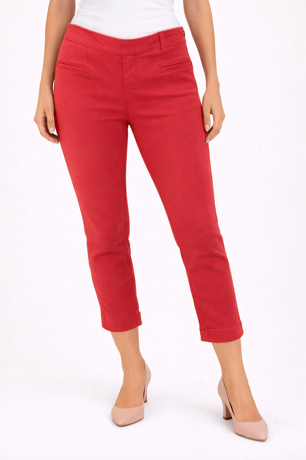 Pilcro &amp; Letterpress Coral Pre-Owned Ladies Pants - Size 4