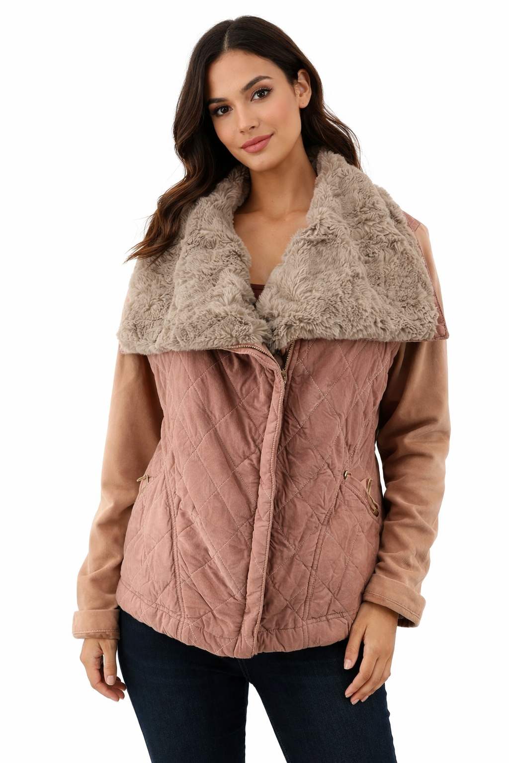 Marrakech Mauve Quilted Pre-Owned Jacket -Size Large - Margaret’s Fine Consignment