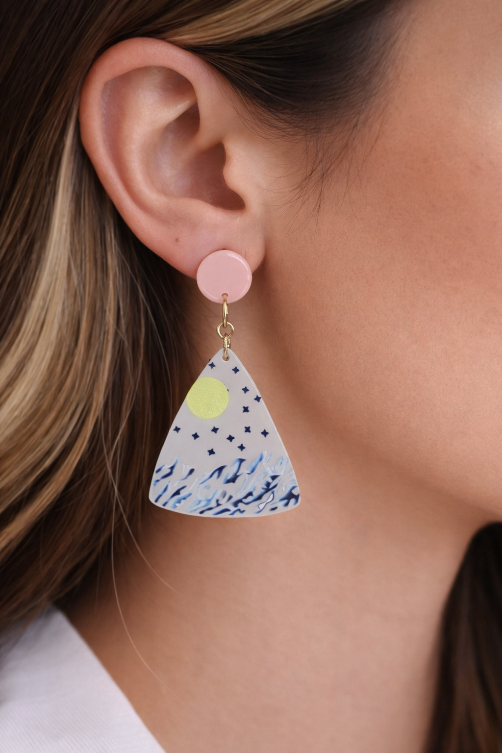 Colorful Geometric Earrings - Margaret’s Fine Consignment