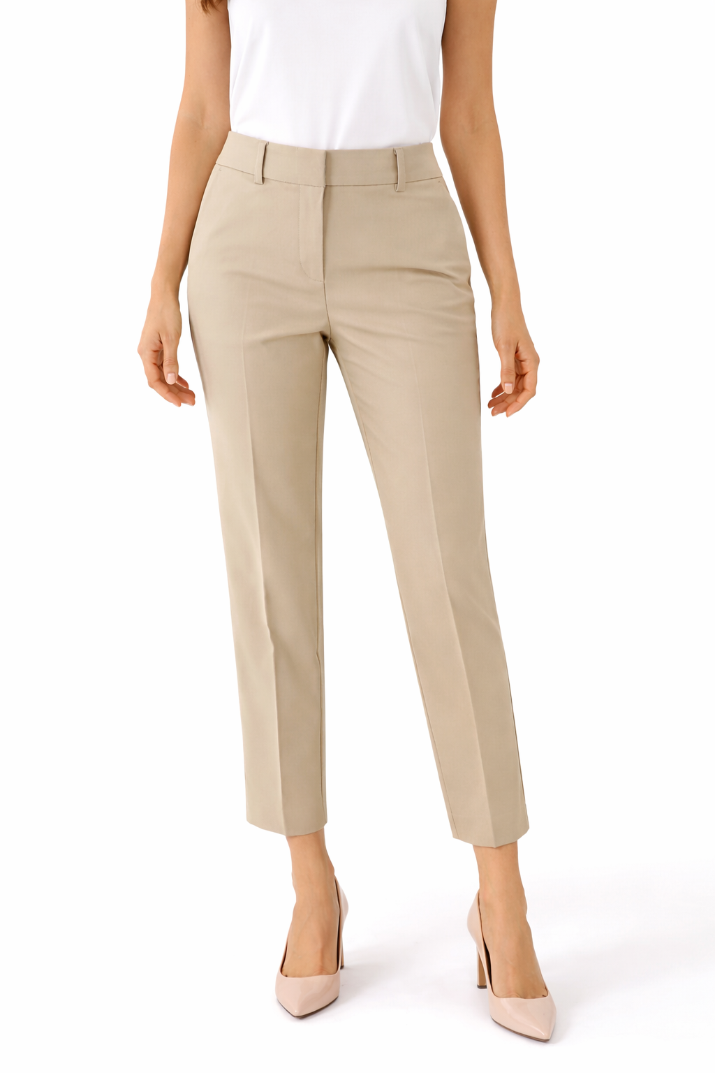Loft Tan Solid Ladies Pre-Owned New With Tags Pants - Size 0