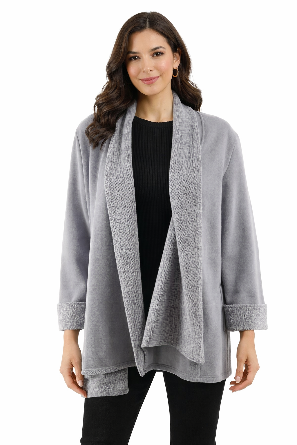 Habitat Blue Solid Pre-Owned Ladies Shrug - Size XL