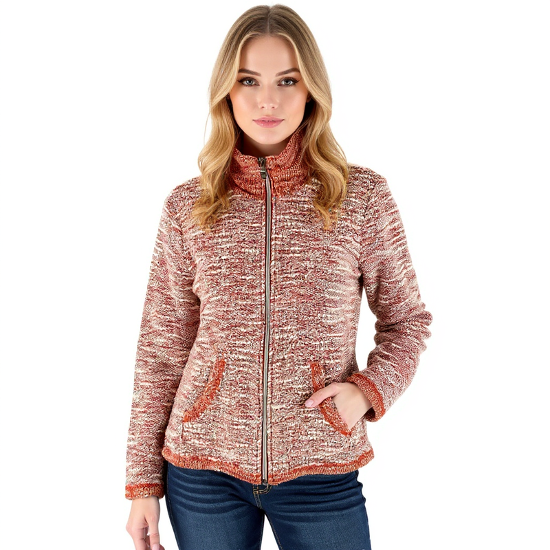 Ruby Rd Orange/White Ladies Pre-Owned Top - Size Small Petite