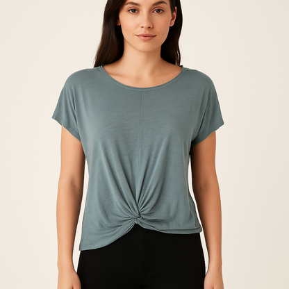 Loft Blue Heathered Top - Size Small - Margaret’s Fine Consignment