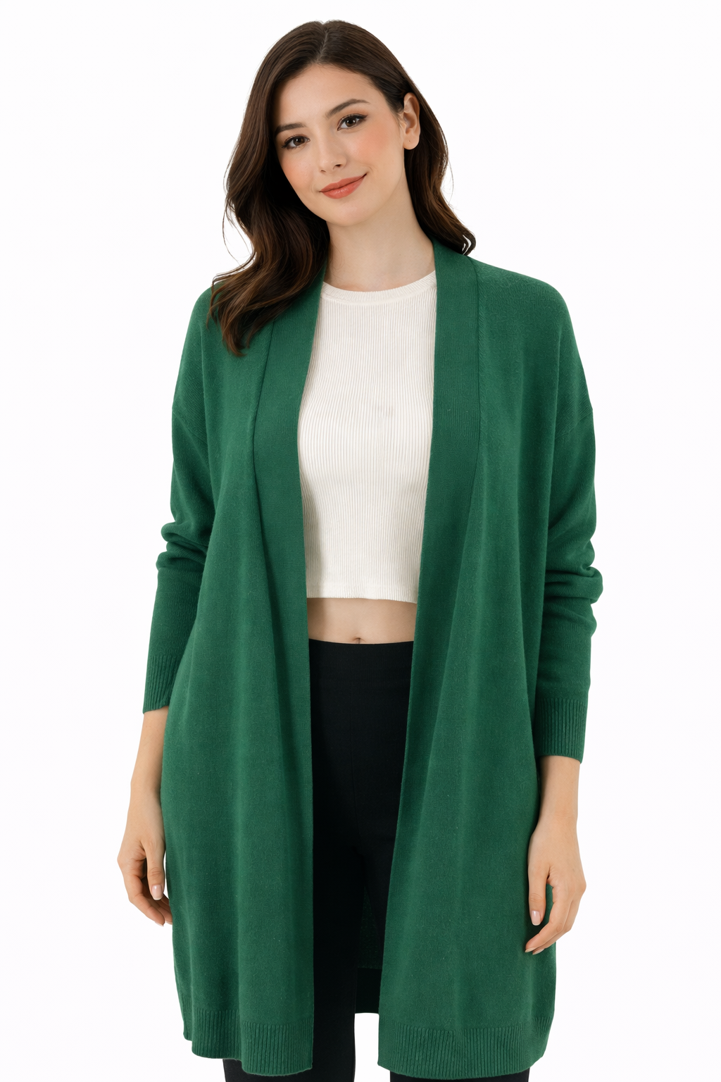 Ann Taylor Green Solid Pre-Owned Ladies Shrug - Size Medium