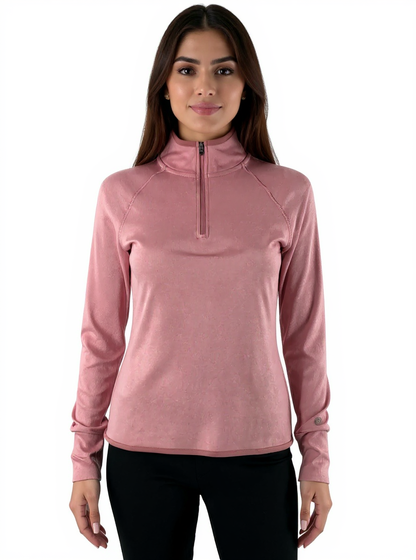 Colosseum Mauve Heathered Pre-Owned Ladies Top - Size Small - Margaret’s Fine Consignment