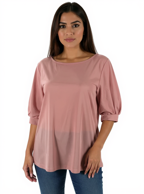 H&M Mauve Pre-Owned Ladies Top - Size Large