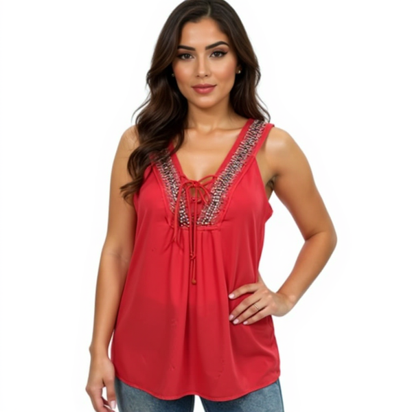 BKE Boutique Coral Ladies Pre-Owned Top - Size Small