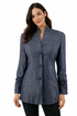 Juliana Collezione Blue/Black Print Pre-Owned Ladies Jacket - Size 8 - Margaret’s Fine Consignment