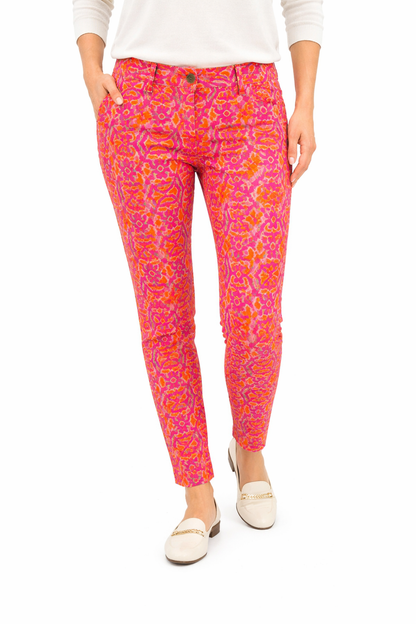 Gretchen Scott Pink/Orange Pre-Owned Ladies Pants - Size XS