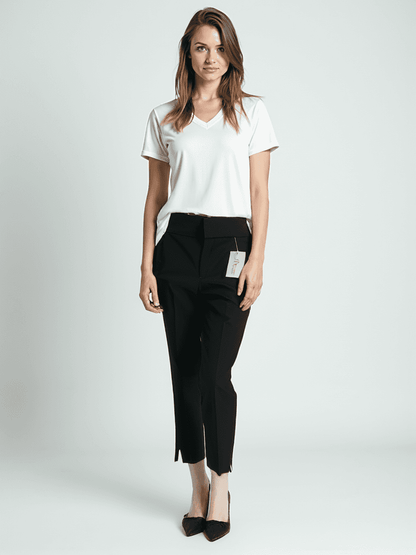 Zara Black Solid Pre-Owned Ladies Pants - Size 2 - Margaret’s Fine Consignment