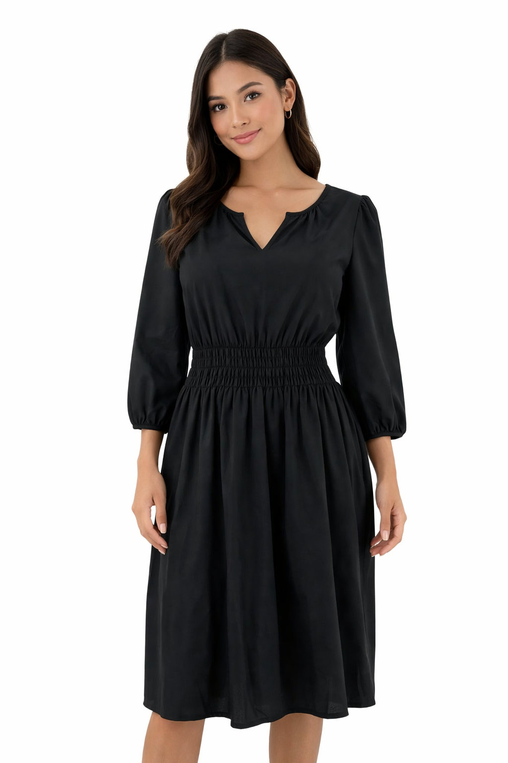 Talbots Black Solid Ladies Pre-Owned Dress- Size 10