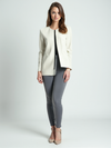 Katherine Barclay Cream Solid Jacket Size Medium