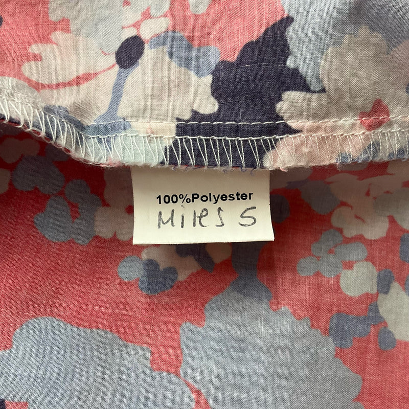 CK Bradley Coral/Blue Floral Pre-Owned Ladies Top - Size Small - Margaret’s Fine Consignment