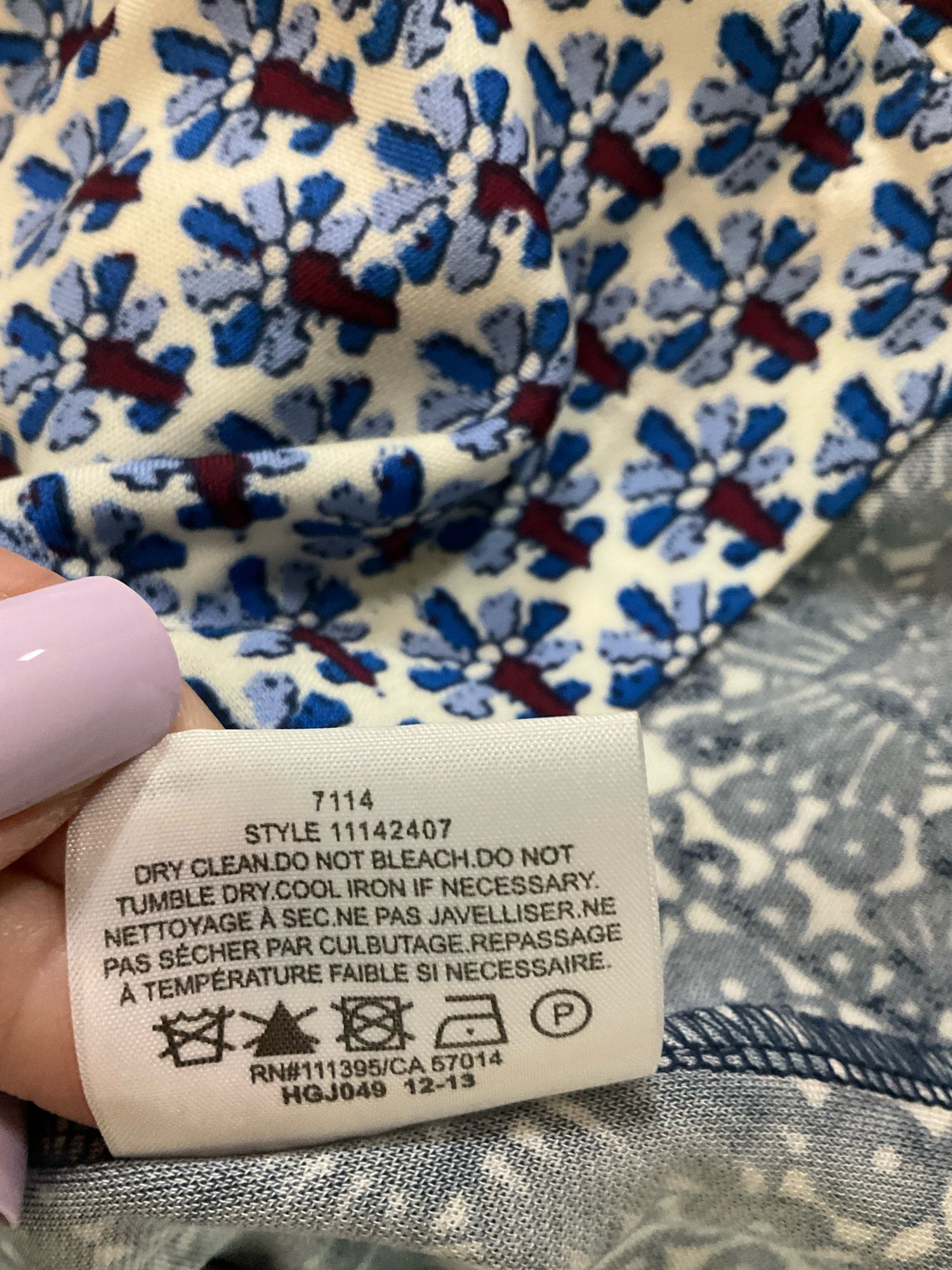 Tory Burch Trocadero Print Sleeveless Cowl Back Dress Size Large