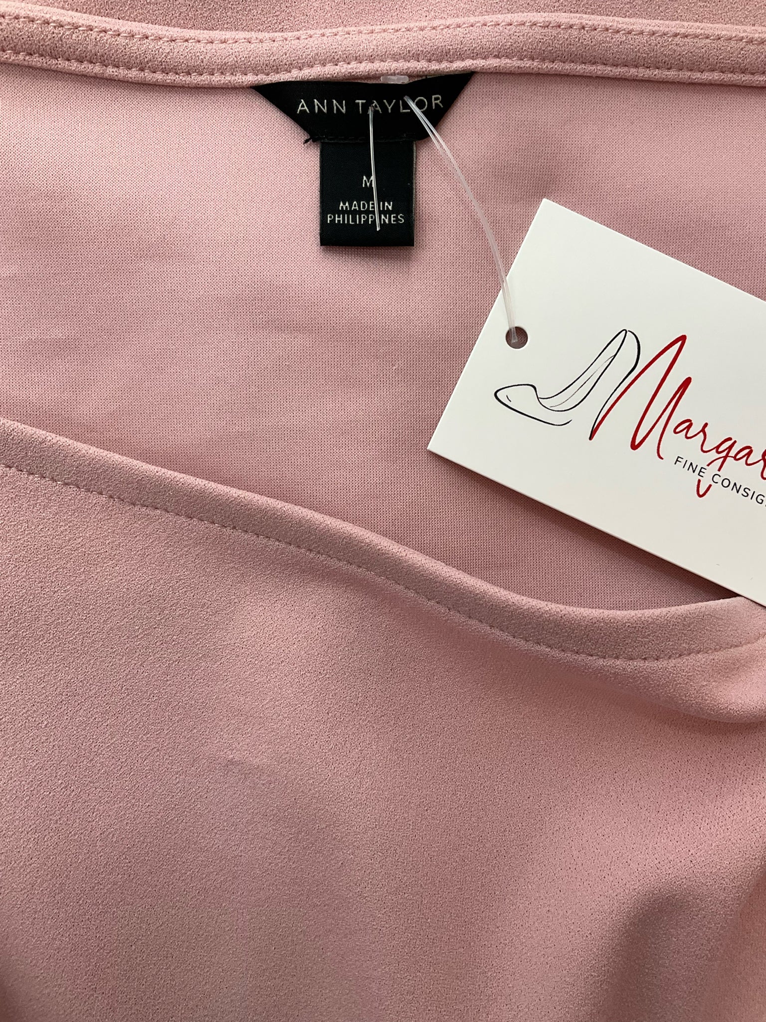 Ann Taylor Blush Pre-Owned Ladies Top - Size Medium - Margaret’s Fine Consignment