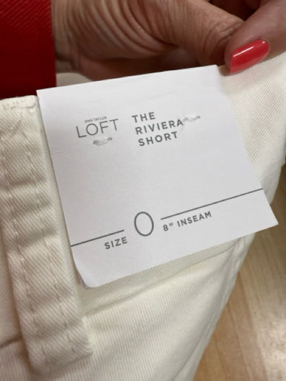 loft ecru Shorts Size 0 ecru Solid New With Tags Shorts - Size 0