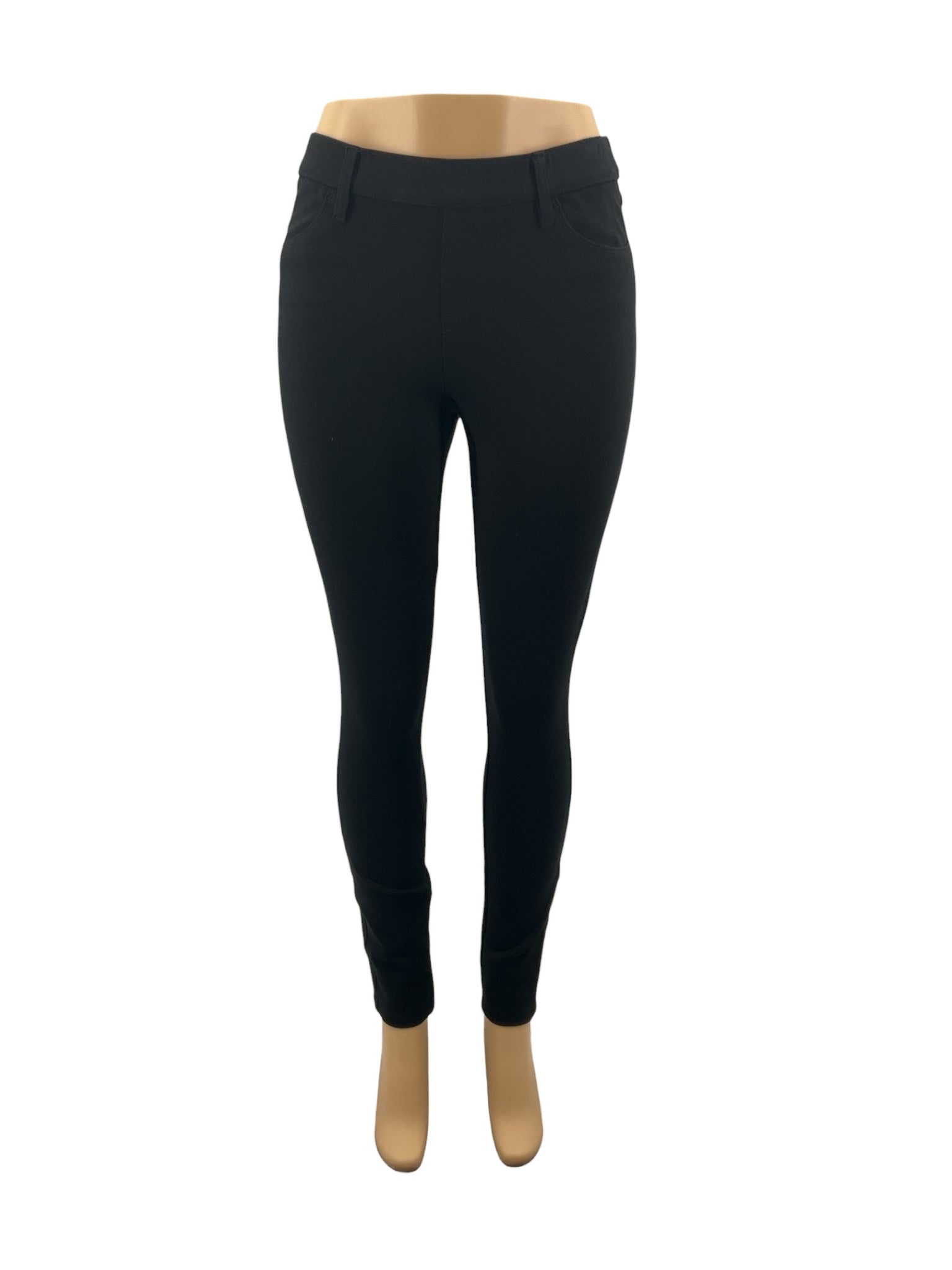 J Crew Size 2 Black Solid Pre-Owned Pants - ONLINE ONLY