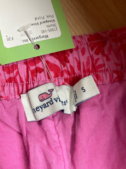 Vineyard Vines Pink Floral Chino Shorts Size Small | Preppy Coastal Style - ONLINE ONLY