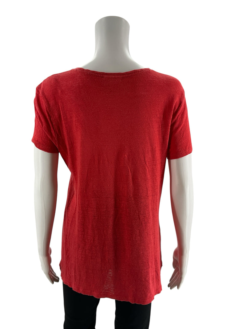 J Jill Orange Solid Pre-Owned Ladies Top - Size Small