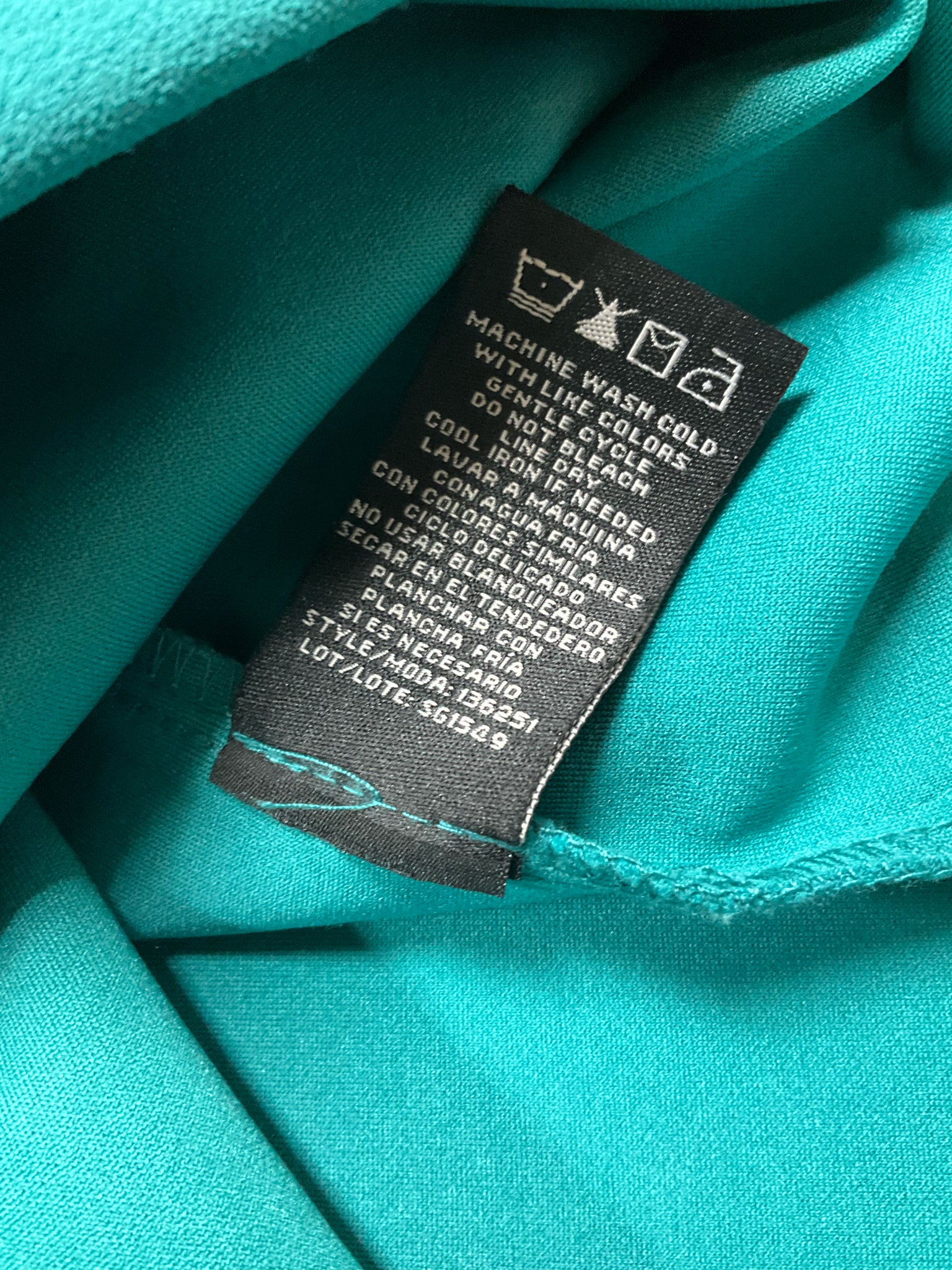 Ronni Nicole Teal Sleeveless Stretch Crepe Sheath Dress | Size 14