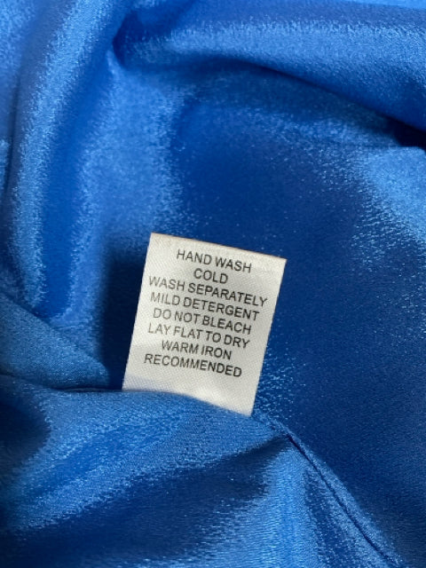 Jade by Melody Drexler Blue Mini, Cocktail, Party, A-Line, Preppy, Feminine Jade Size M Blue Pearls Pre-Owned Ladies Dress - Size M