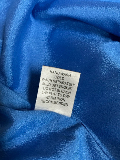 Jade by Melody Drexler Blue Mini, Cocktail, Party, A-Line, Preppy, Feminine Jade Size M Blue Pearls Pre-Owned Ladies Dress - Size M