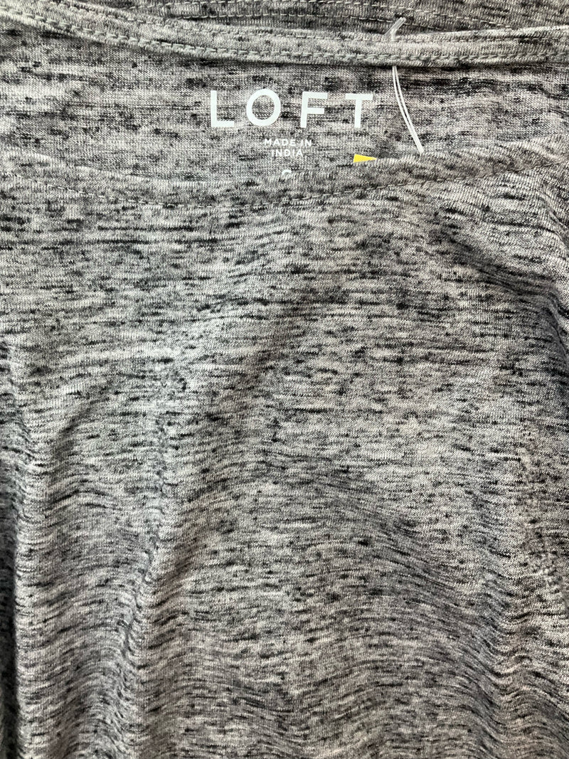 Loft Gray Heathered Pre-Owned Ladies Top - Size Small