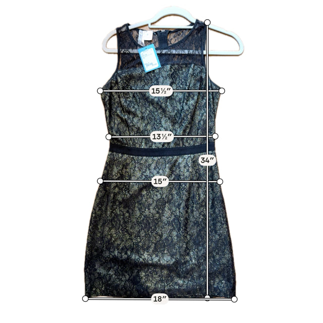 Sachin &amp; Babi Black Sparkle Dress – Women’s Size 4 - ONLINE ONLY