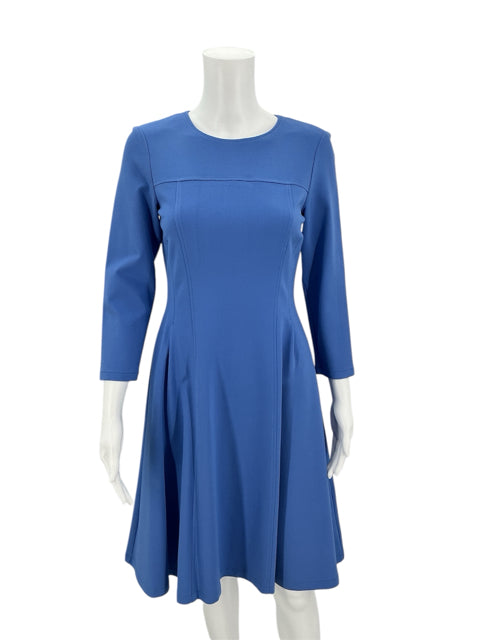 Eliza J Blue Solid Dress Size 4