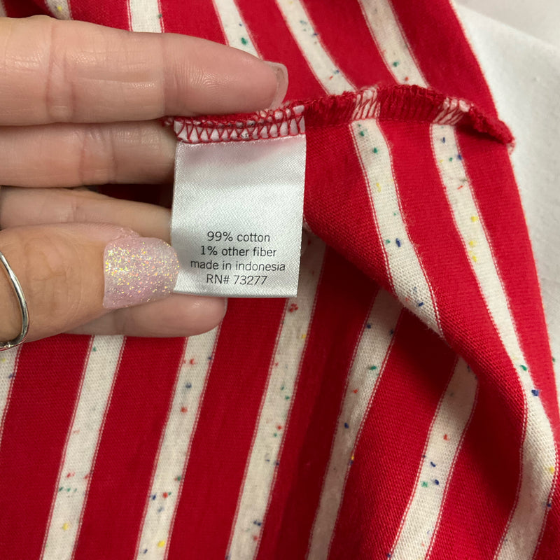 Sonoma Red & Tan Striped T-Shirt Dress – Size XXL, Excellent Condition - Margaret’s Fine Consignment