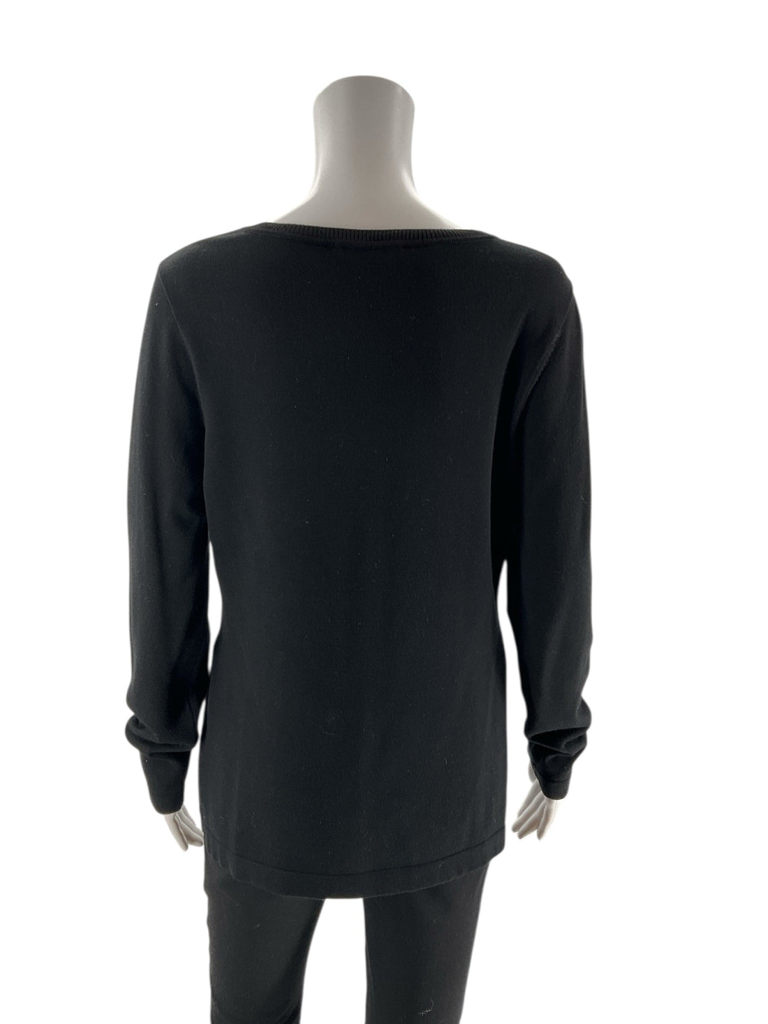 INC - black/white Print Pre-Owned Ladies Casual Top - Size M