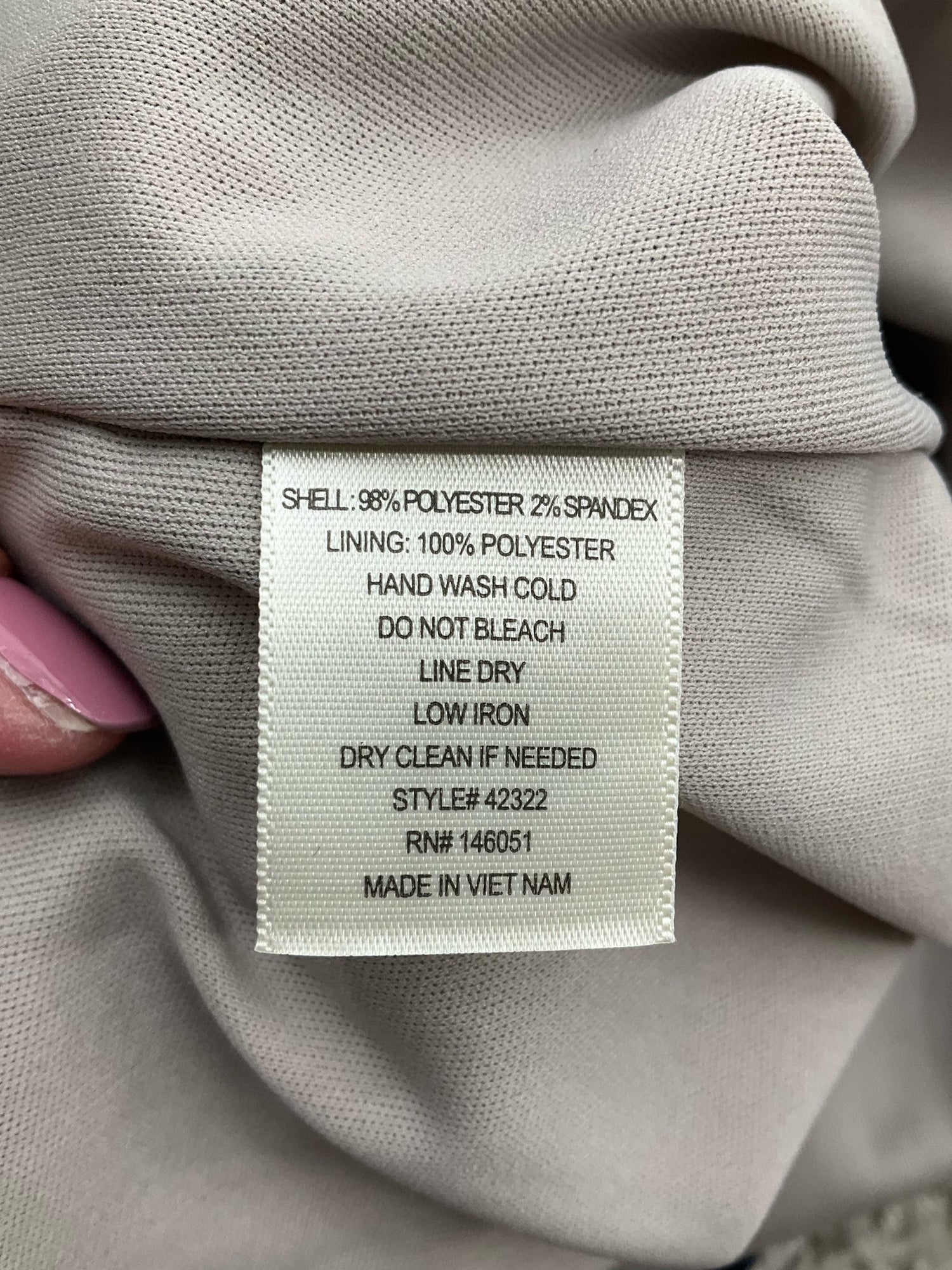 Gray, navy, and mustard striped Monteau wide leg jumpsuit in size large, featuring a V-neck and sleeveless design.