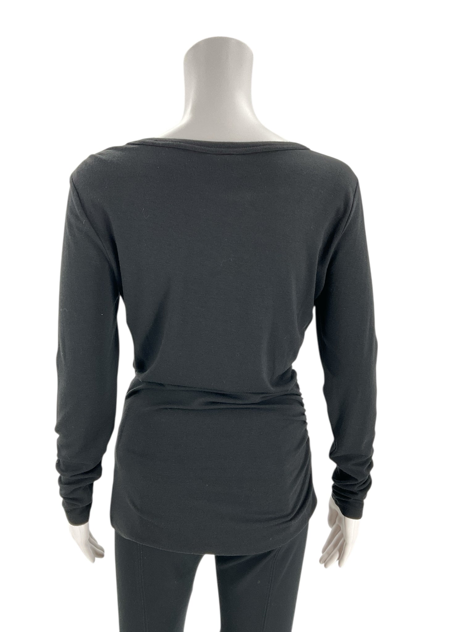 Ann Taylor Black Solid Pre-Owned Top - Size Small - ONLINE ONLY