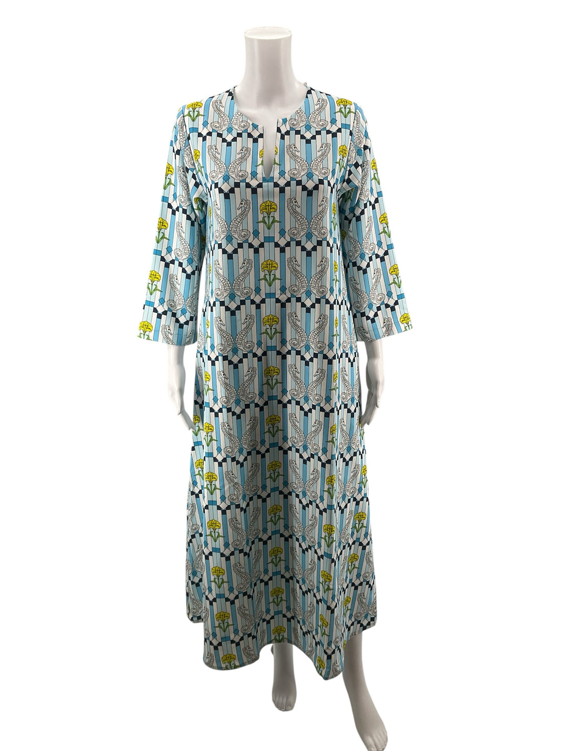J. Cecile blue/white Maxi Painter&