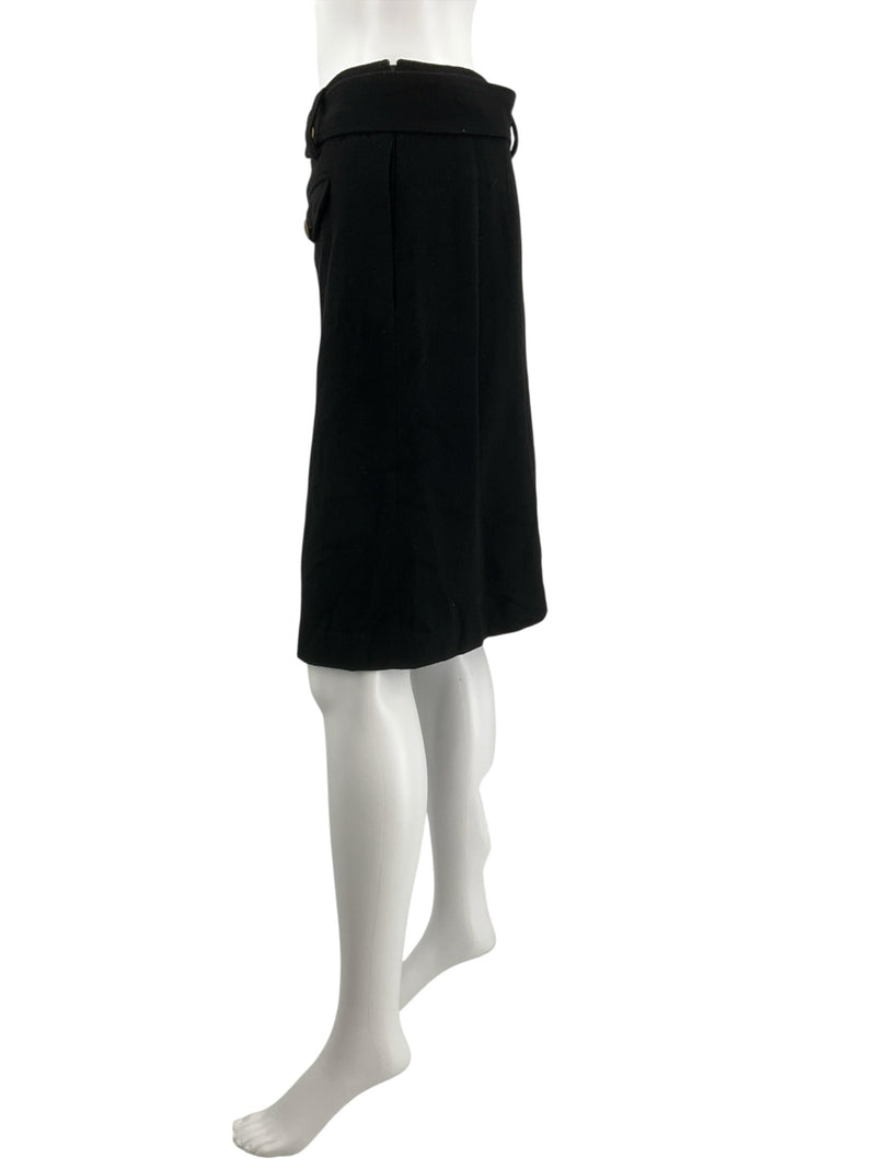 J. Crew Black Solid Wool Skirt – Size 2, Excellent Pre-Owned - Margaret’s Fine Consignment