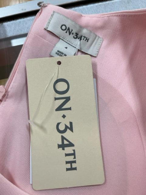 On 34th Pink Sheath Sleeveless Sheath Dress Blush Pink Size 4 NWT - Size 4
