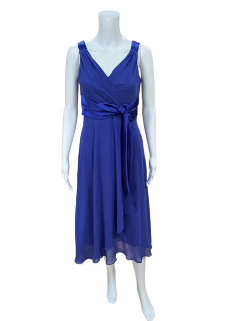 Evan Picone Purple Solid Pre-Owned Ladies New With Tags Dress - Size 6