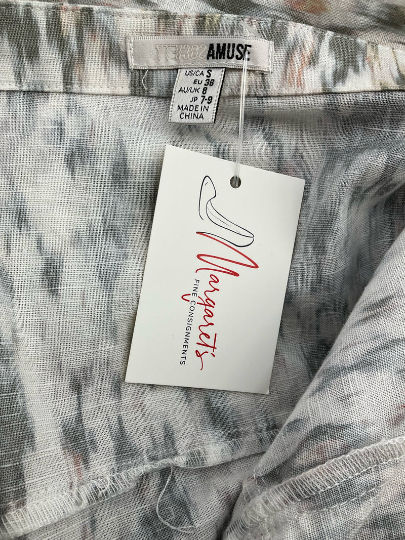 Society Amuse White/Multi Pre-Owned Ladies Dress - Size Small
