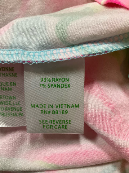 Lilly Pulitzer Nevie Dress Multi Casa Del Sol Floral Tunic Size Small