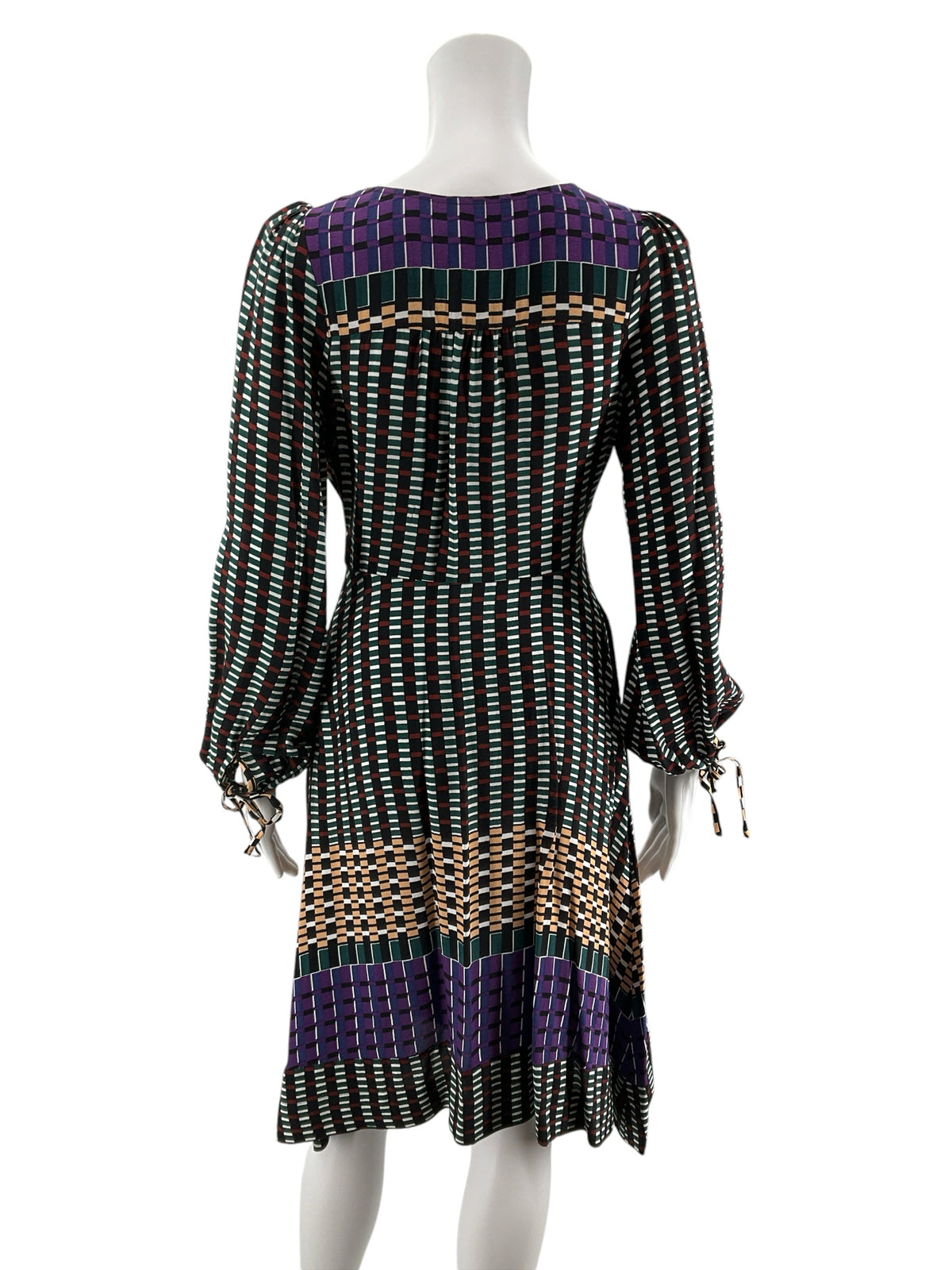 Maeve by Anthropologie Lida Geometric Print Midi Dress Size 0 - ONLINE ONLY