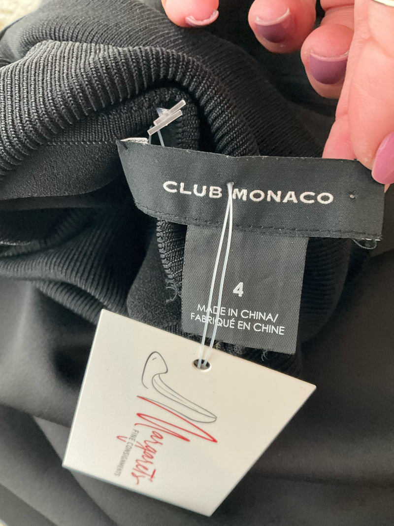 Club Monaco Black Pre-Owned Ladies Dress - Size 4